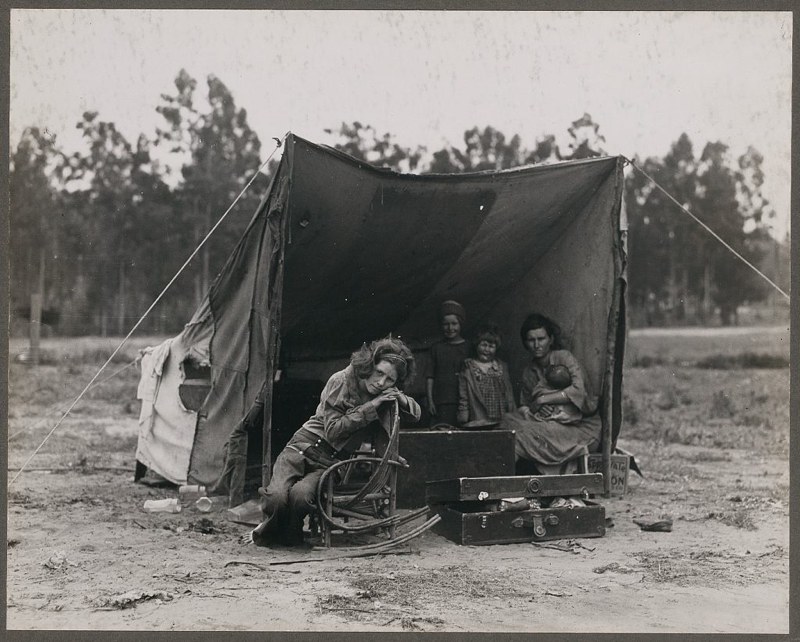 Okies in the Great Depression. From Library of Congress files