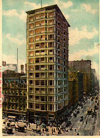 Burnham and Root, Reliance Building, Chicago, Illinois picture postcard from 1894